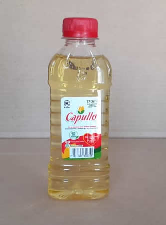 Aceite Vegetal Capullo Botella 170 mL, sin colesterol y libre de Grasas trans 