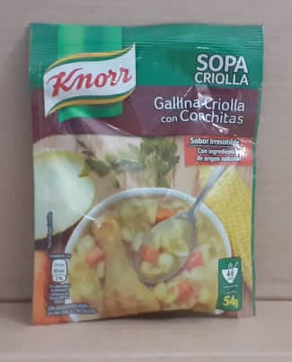 Gallina Criolla con conchitas Knorr 54g