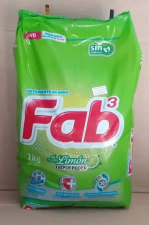 Detergente en polvo Limon Fab Bolsa 1 kg