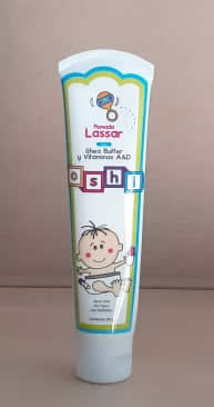Pomada bebe Oshi Lassar 120 gramos / vía tópica, uso pediátrico con vitaminas A y D