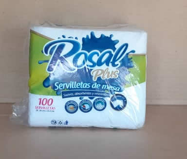 Servilletas de Papel Rosal Plus Pack 100 hojas