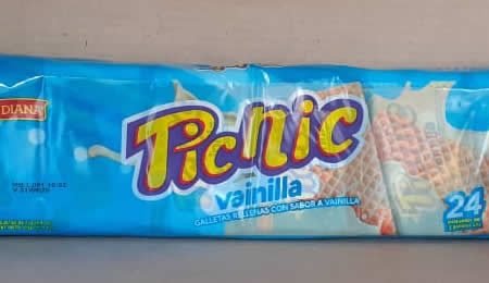 Galleta Picnic sabor Vainilla paquete de 24 galleras individuales