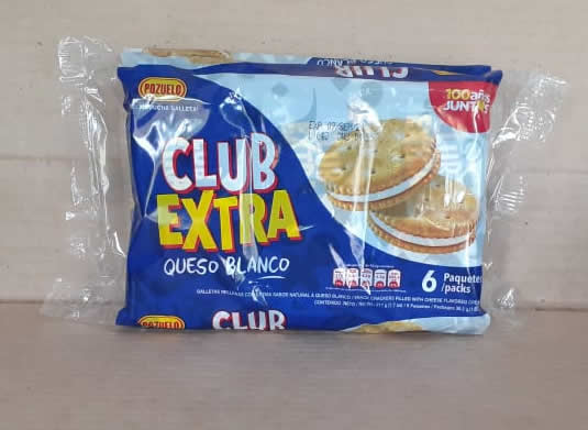 Galleta Club Extra Queso blanco paquete de 6 galletas