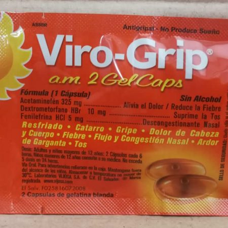 Viro-Grip 2 capsulas gel Día