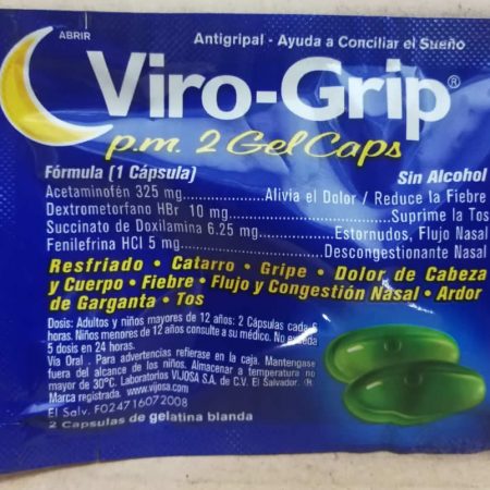 Viro-Grip 2 capsulas gel Noche