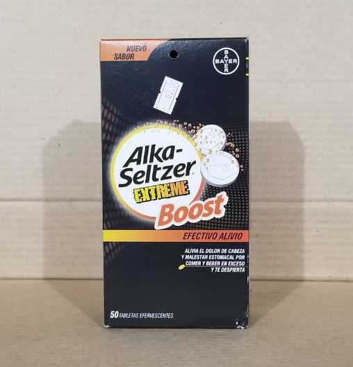 Alka Seltzer Extreme Boost efectivo alivio / Efervescentes