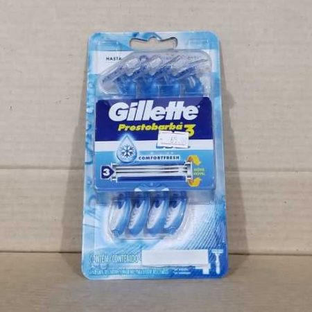 Rasuradora Gillette Prestobarba 3 Comfortfresh 4 unidades