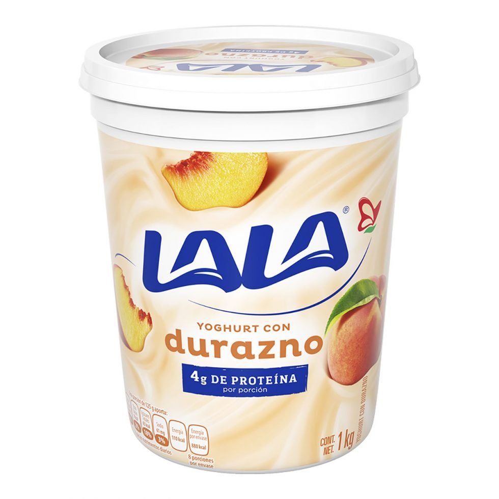 Yogurt de Durazno LALA 900 grs